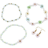 Mini Craft Kit Jewellery - Bead Elastic Bracelet & Earring Kit