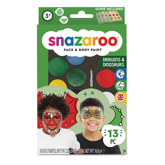 Snazaroo Dinosaur/ Dragon Face Painting Kit