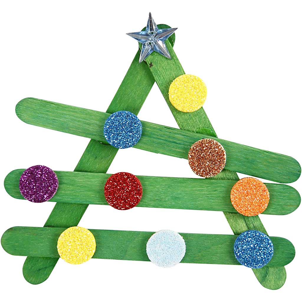 Glitter and Wood Sticks