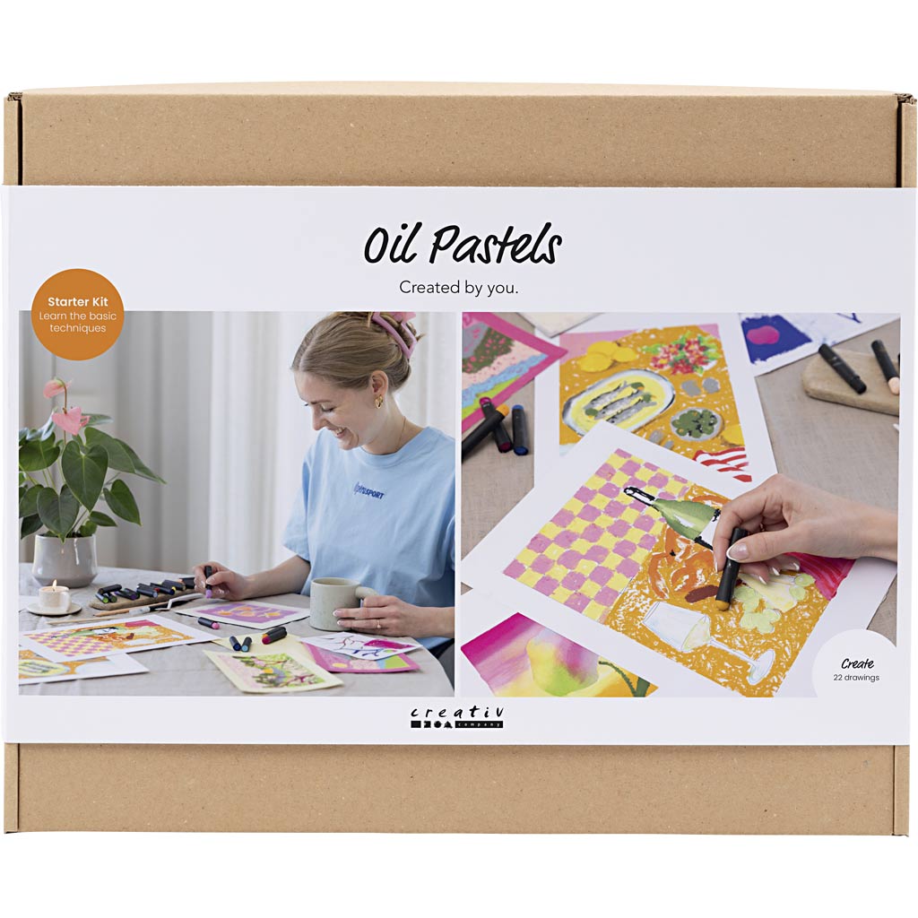 Starter Kit Oil Pastels - Assorted Colours