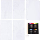 Craft Kit Oil Pastels - Flowers