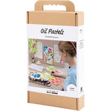 Craft Kit Oil Pastels - Flowers