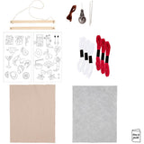 Craft Kit Embroidery - Hanging Decoration Flax