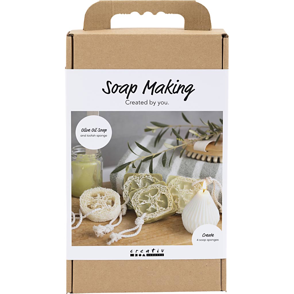 Craft Kit Soap Making - Loofah Olive Green