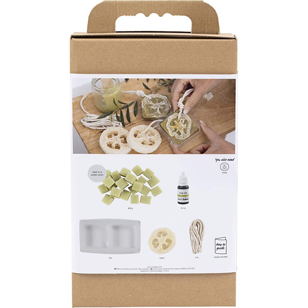 Craft Kit Soap Making - Loofah Olive Green