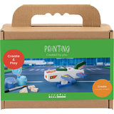 Mini Craft Kit Painting - Wooden Airplane