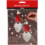 Mini Craft Kit - Macramé Christmas Elf