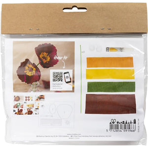 Mini Craft Kit Crepe Paper Poppies