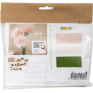 Mini Craft Kit Crepe Paper Carnations