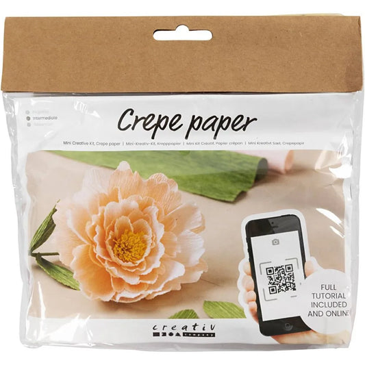 Mini Craft Kit Crepe Paper - Peony