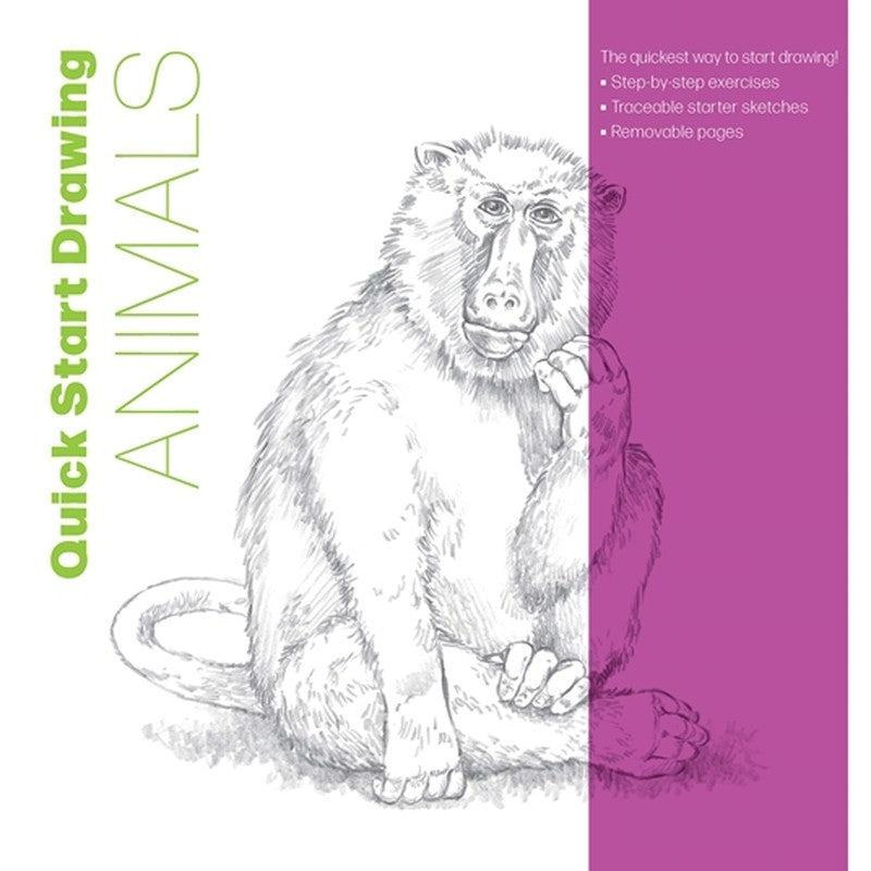 Quick Start Drawing - Animals Book