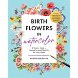 Birth Flowers In Watercolor Book