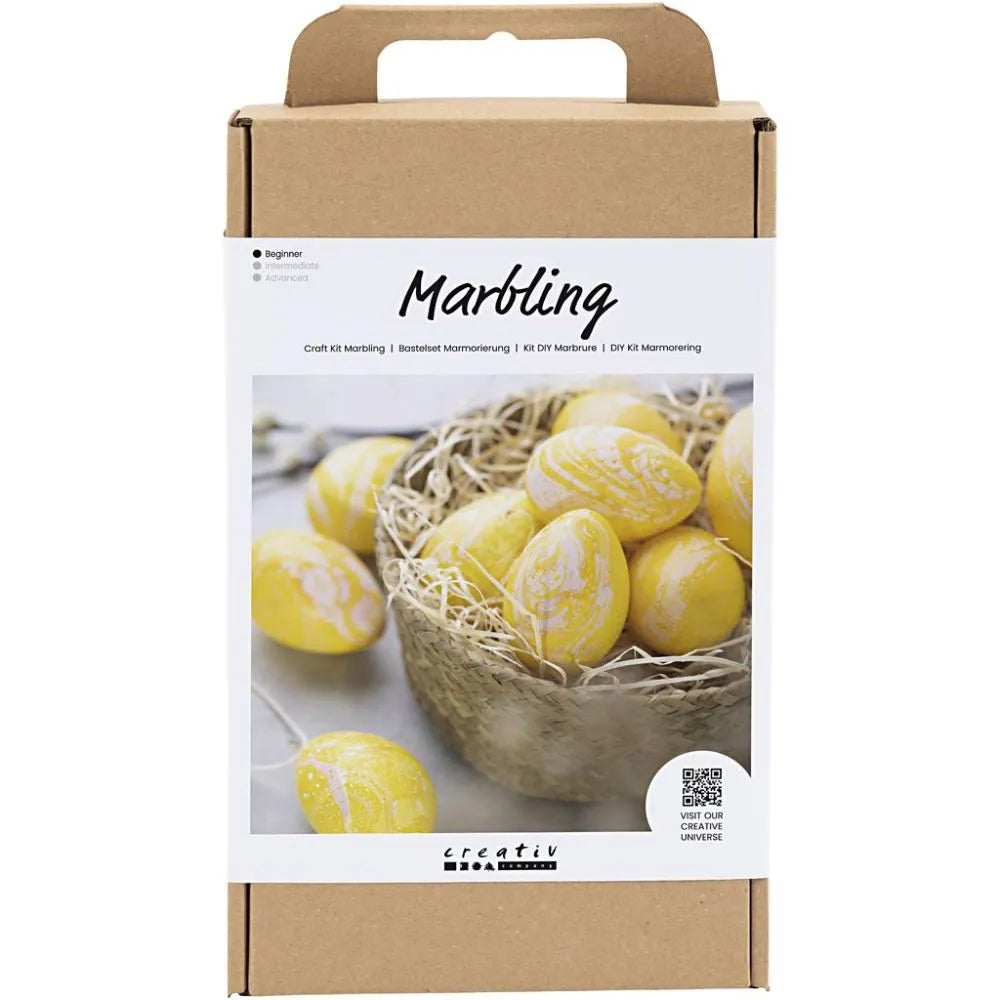 Craft Kit Marbling - Marbled Easter Eggs