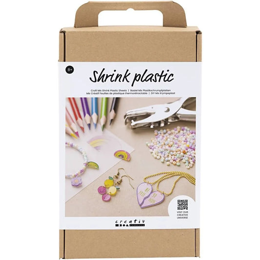 Craft Mix Shrink Plastic Sheets, Jewellery, 1 pack