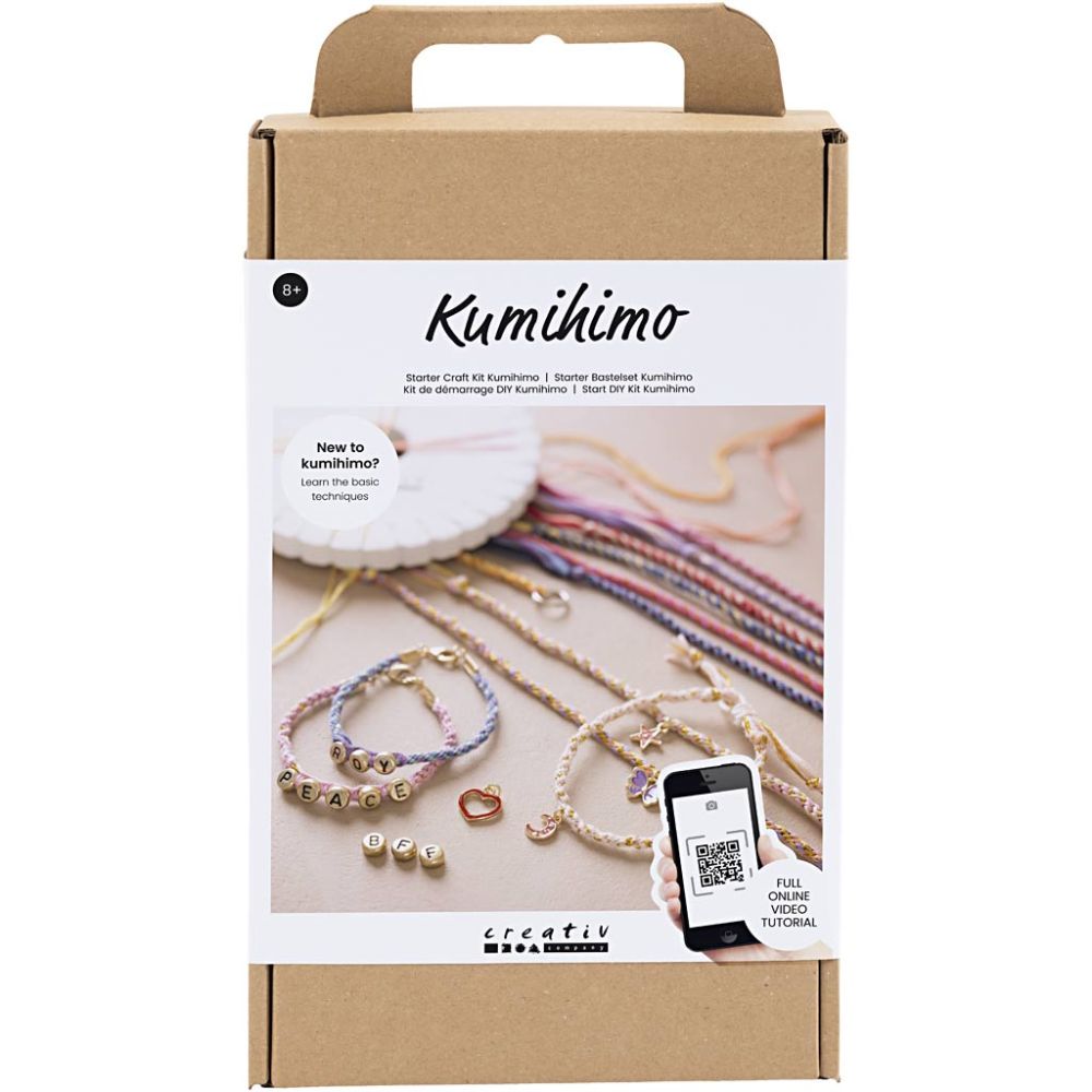 Starter Craft Kit - Kumihimo Friendship Bracelet