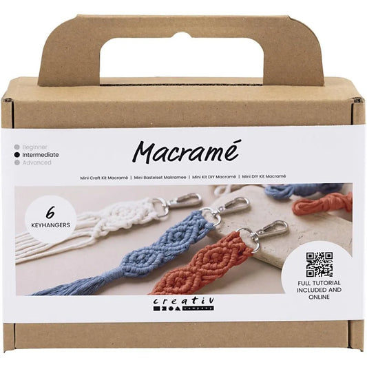 Mini Craft Kit Macramé Keyrings