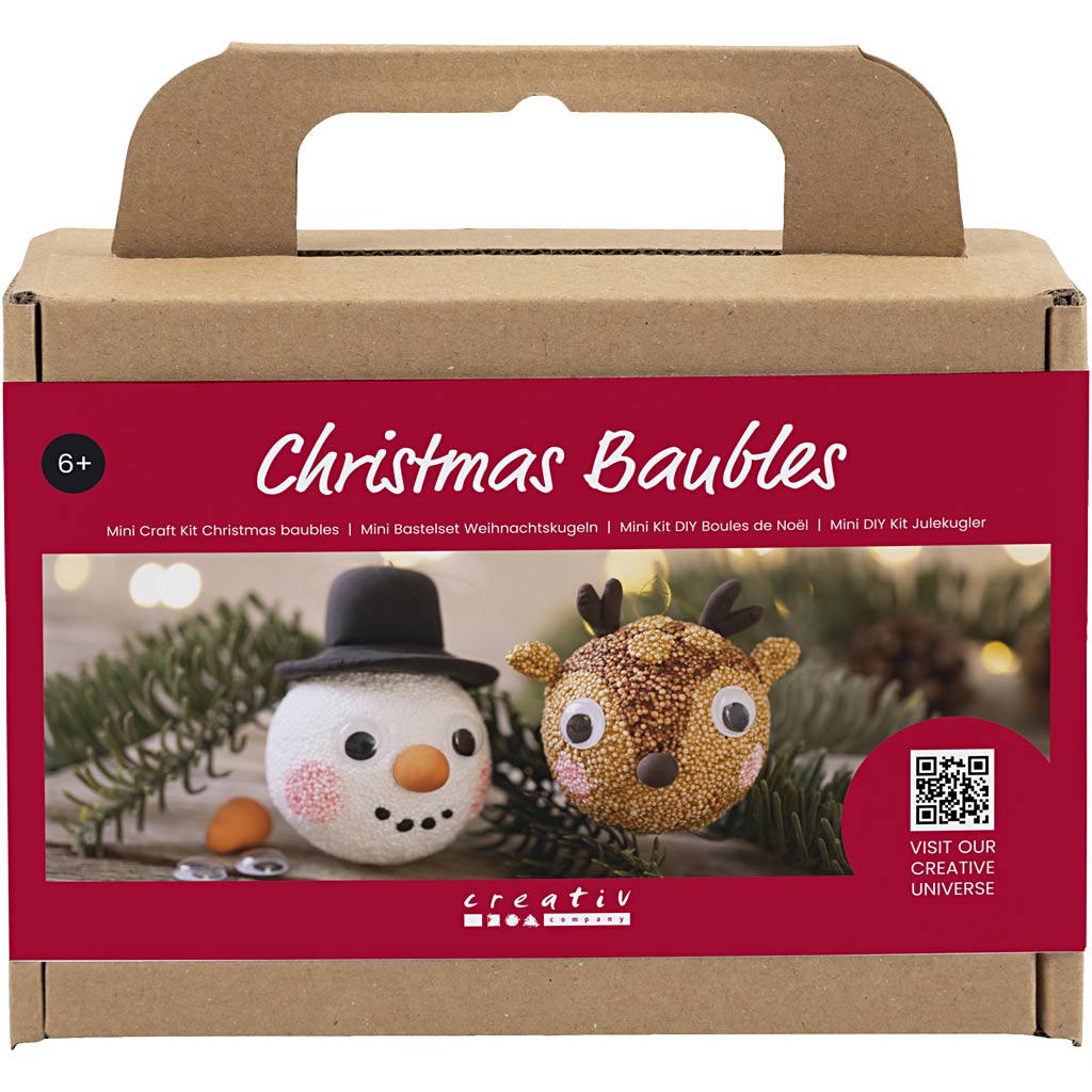 Mini Craft Kit Christmas Baubles