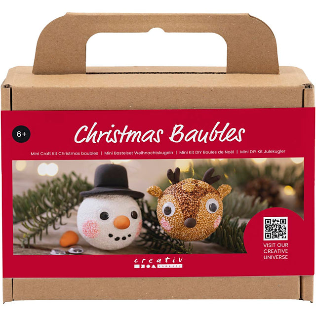 Mini Craft Kit Christmas Baubles