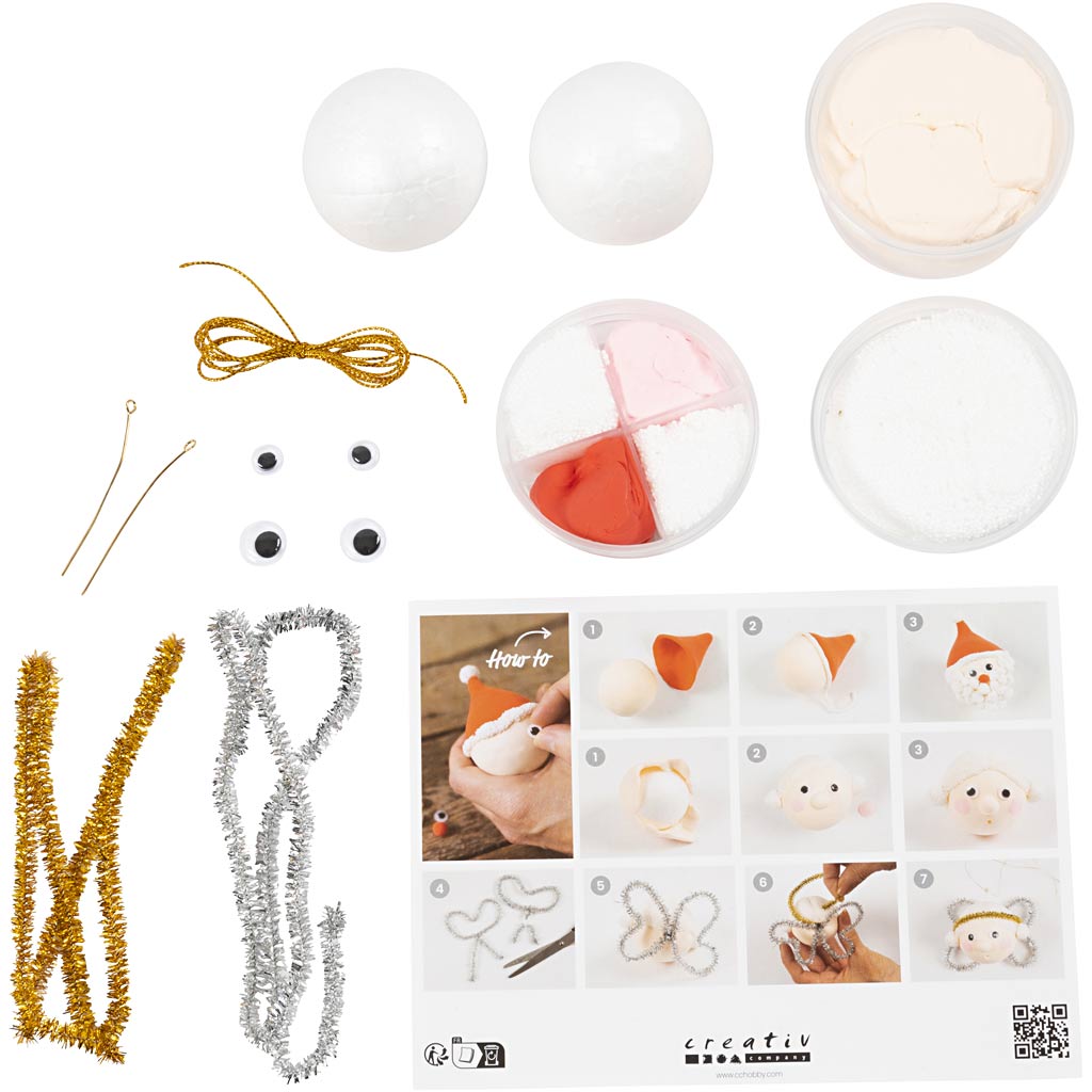 Mini Craft Kit Christmas Baubles