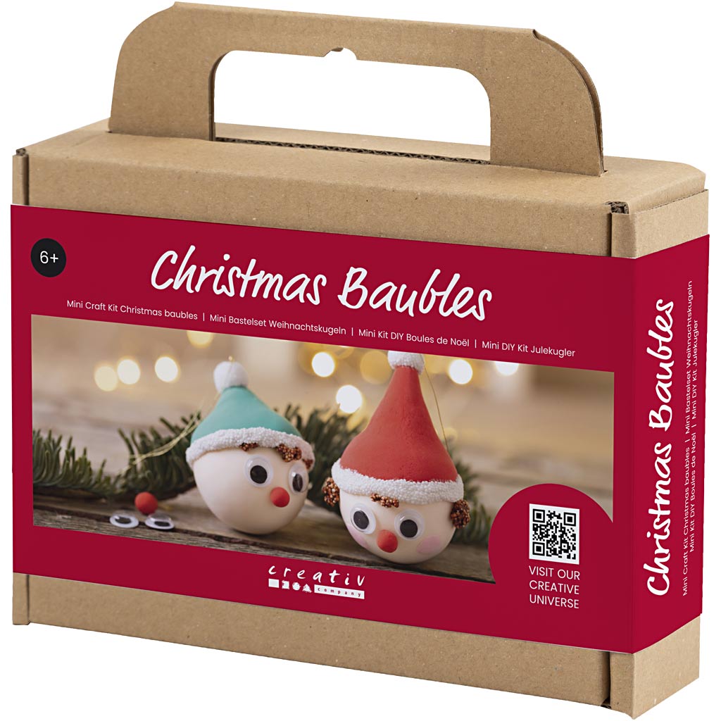 Mini Craft Kit Christmas Baubles