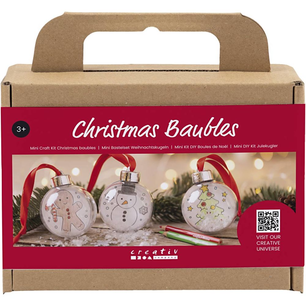 Mini Craft Kit - Christmas Bauble Drawings
