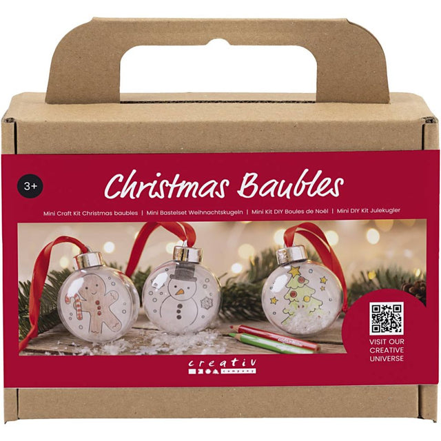 Mini Craft Kit - Christmas Bauble Drawings