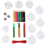 Mini Craft Kit - Christmas Bauble Drawings
