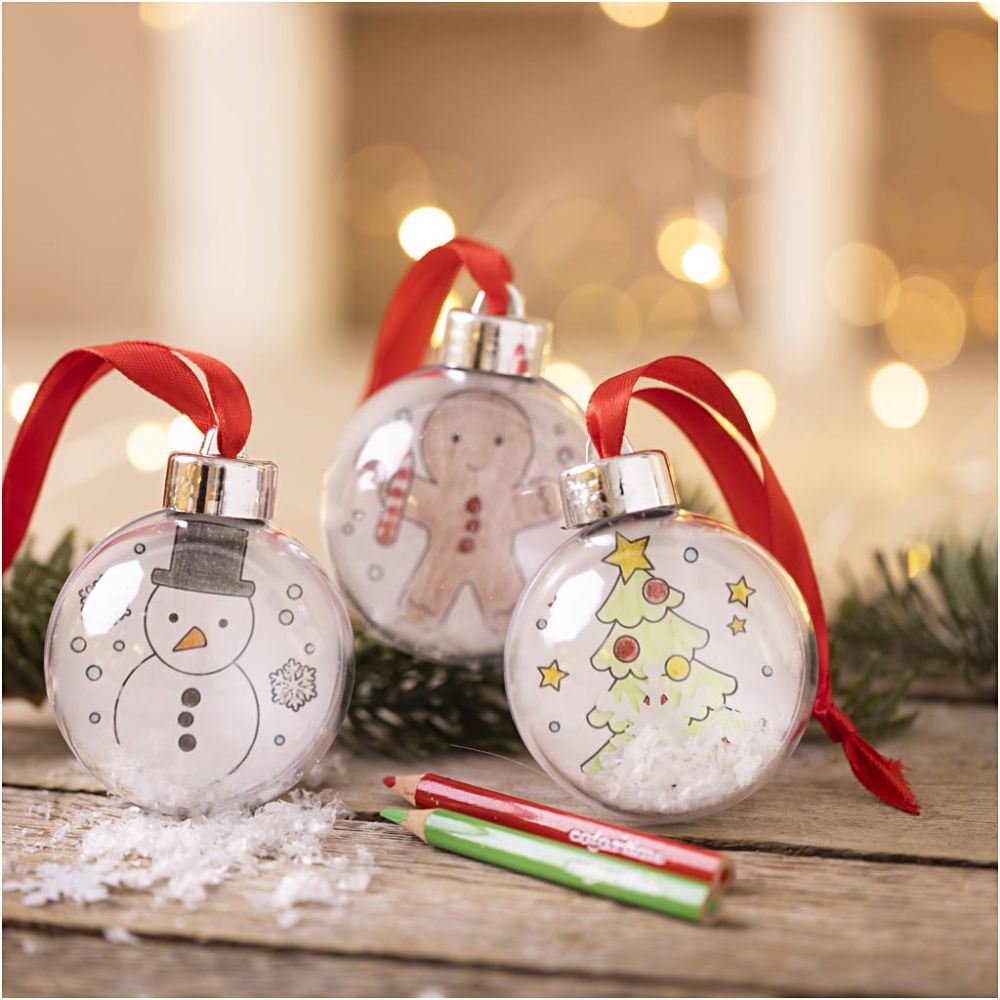 Mini Craft Kit - Christmas Bauble Drawings