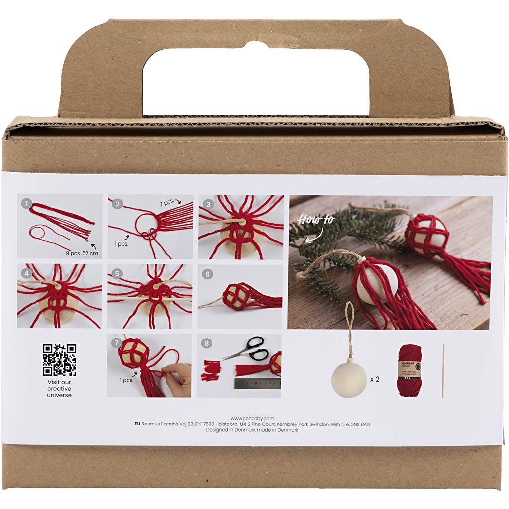 Craft Kit Christmas Baubles