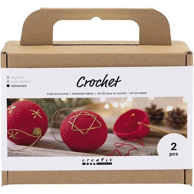 Craft Kit Crochet - Christmas Baubles