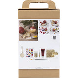 Craft Kit Decoupage, christmas red, Dried flowers
