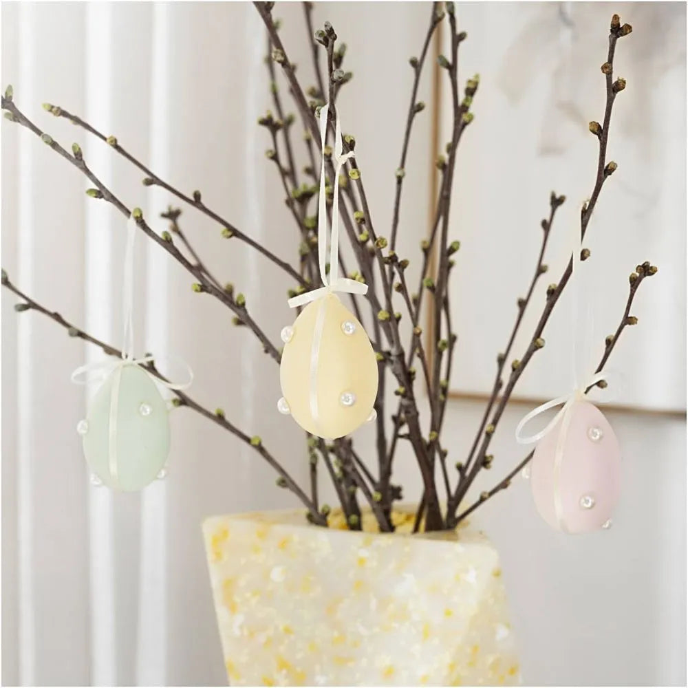 Mini Craft Kit Decoration - Eggs Pastel Colours