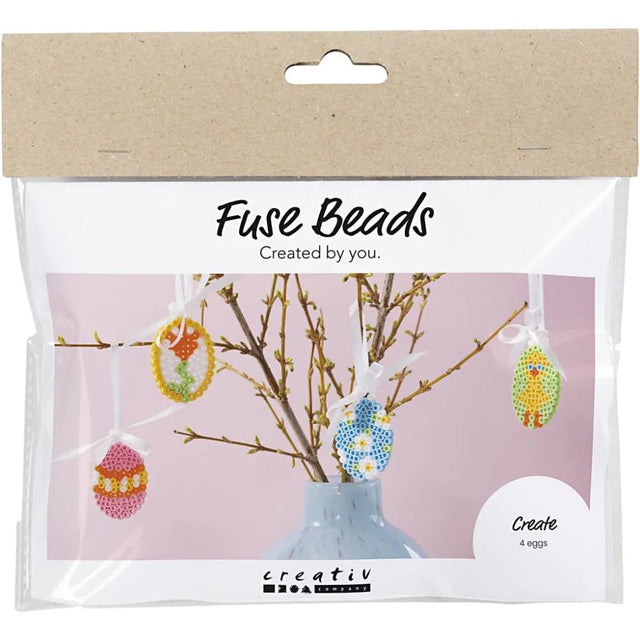 Mini Craft Kit Fuse Beads - Egg Hanging Decorations