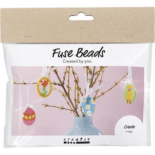 Mini Craft Kit Fuse Beads - Egg Hanging Decorations