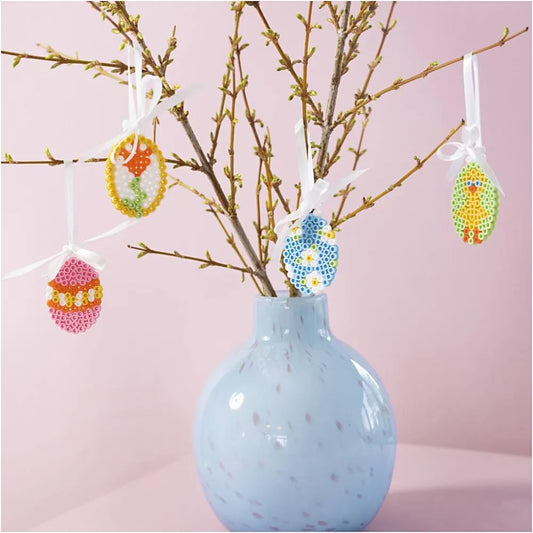 Mini Craft Kit Fuse Beads - Egg Hanging Decorations