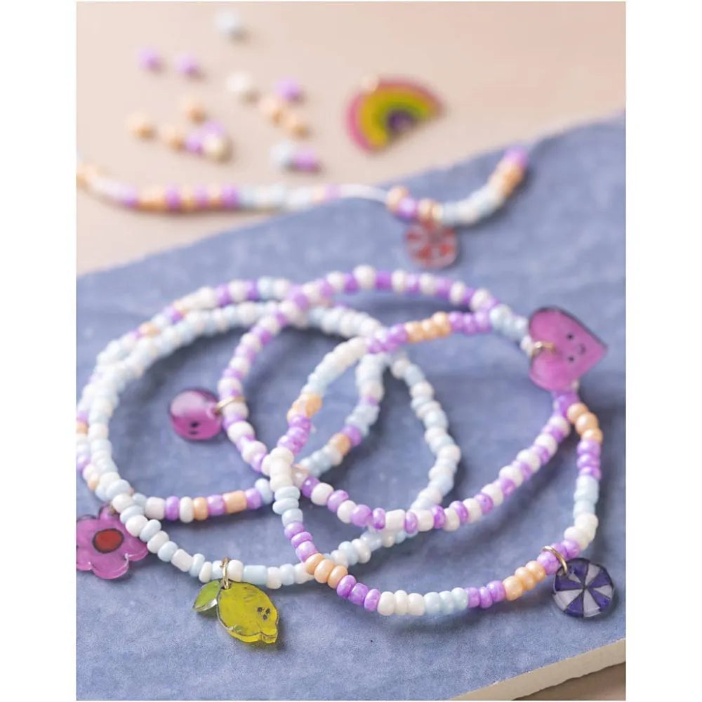 Mini Craft Kit Jewellery Bracelet Shrink Plastic Kit