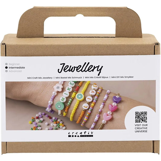 Mini Craft Mix Jewellery, Colorful Bracelets