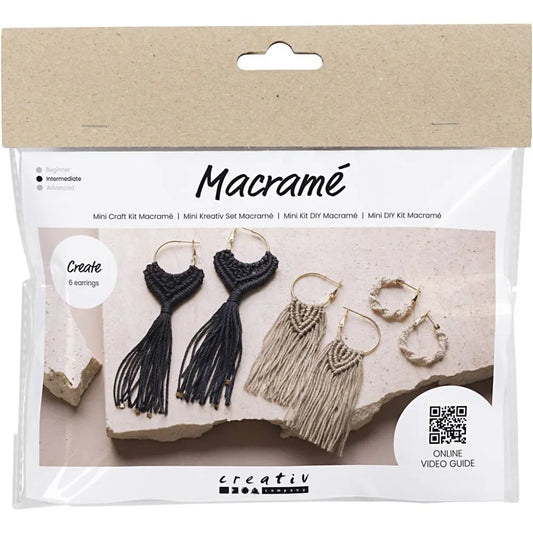 Mini Craft Kit Macramé Earrings