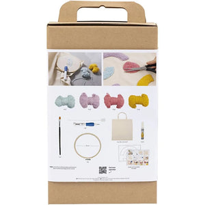 Craft Kit Punch Needle - Tote Bag Pastel Colours