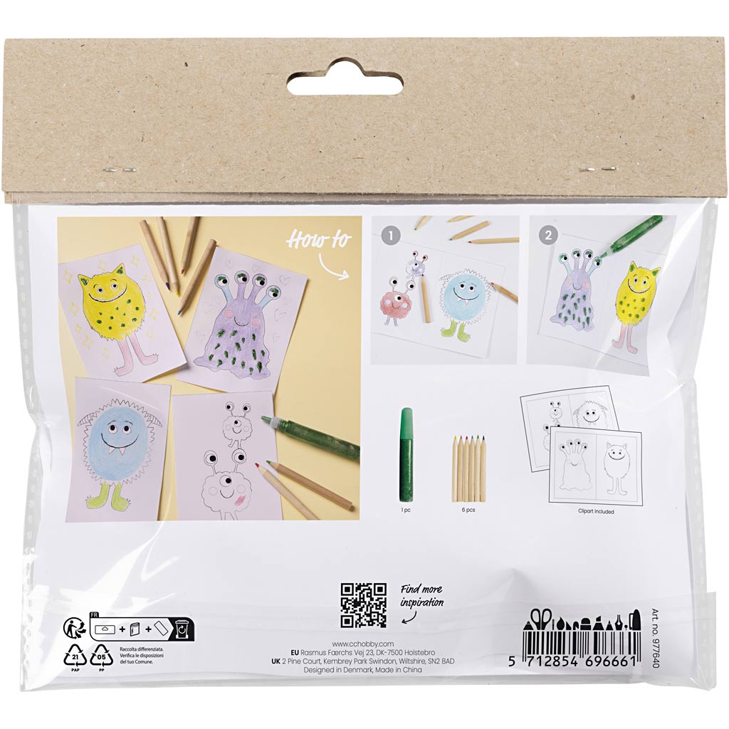 Mini Craft Kit Colouring