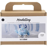 Mini Craft Kit Clay Modelling Monster Bobby Light Blue