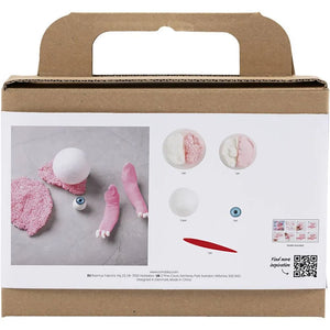 Mini Craft Kit Clay Modelling Monster Sally Light Pink
