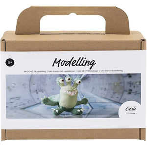 Mini Craft Kit Clay Modelling Monster Lulu Light Green