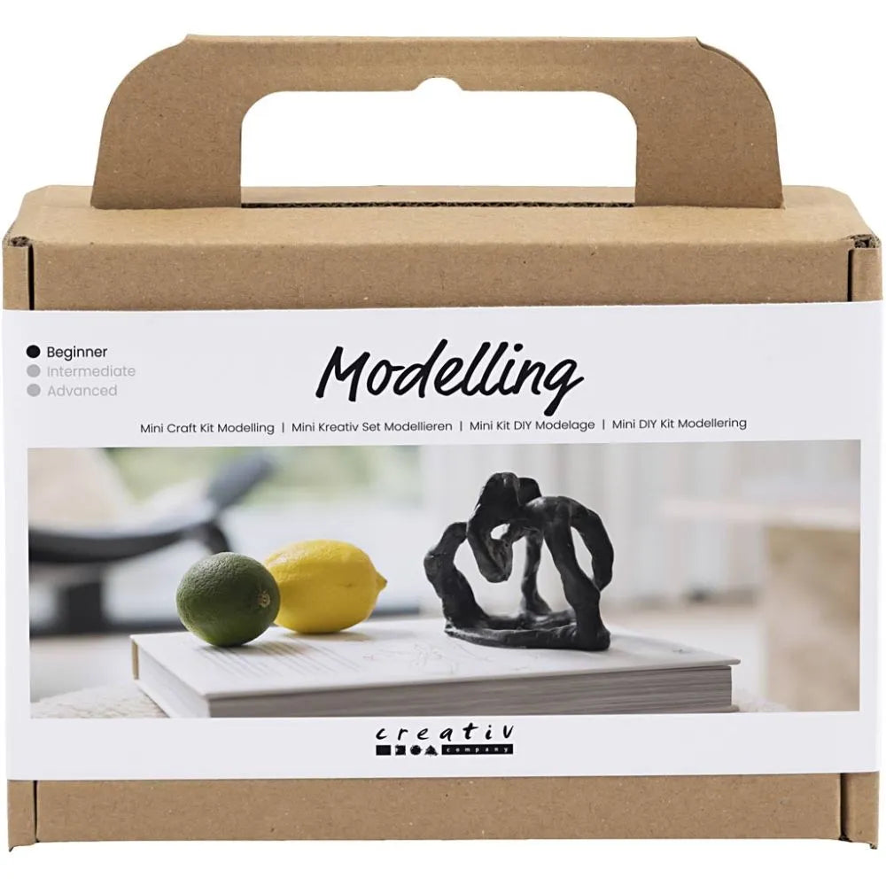 Mini Craft Kit Clay Modelling Sculpture Black