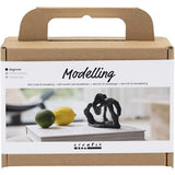 Mini Craft Kit Clay Modelling Sculpture Black