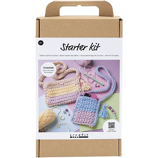 Starter Craft Kit Crochet Bags