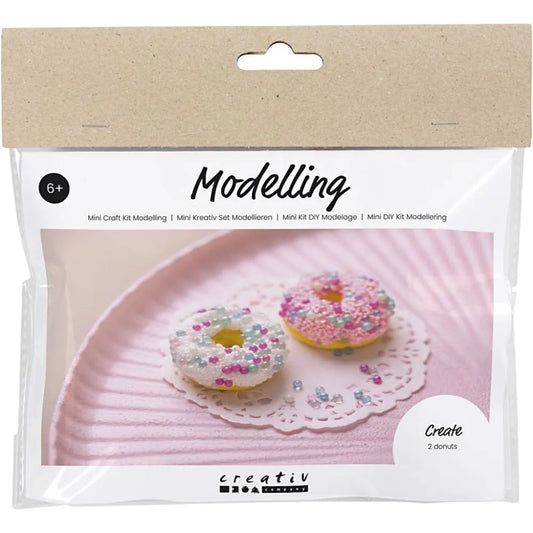 Mini Craft Kit Clay Modelling Donuts