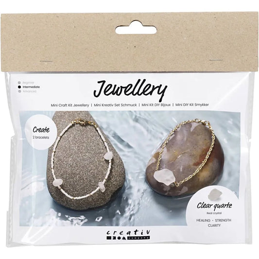 Mini Craft Kit Jewellery Rock Crystal Bracelet