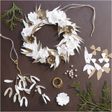 Craft Kit Paper Crafting - White Wreath