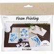 Mini Craft Kit Foam Printing - Card With Design